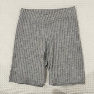 Grey Missguided biker shorts